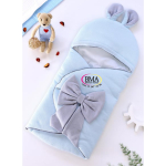 Couverture emmaillotage, dotée d’une capuche aux petites oreilles – Image 2