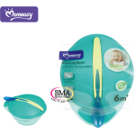Bol repas bébé avec cuillère Momeasy 6m+ – Image 4