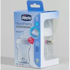 Biberon en verre Chicco NaturalFeeling 0m+ (150 ml)