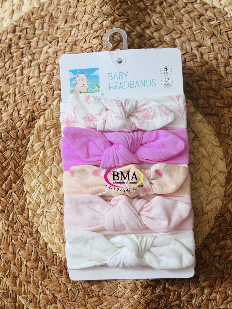 WhatsApp Image 2025-07-03 à 12.59.40_76b8e4ff Bandeau bébé lot de 5 – Image 1