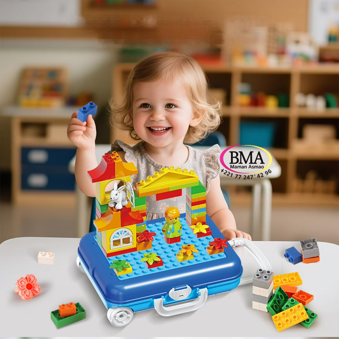 6 Ensemble de blocs de construction pour enfants – Image 1