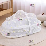Lit couffin pour bébé avec moustiquaire intégrée – Image 3