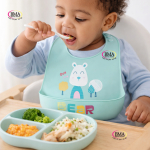 Bavoirs en silicone souple et imperméable – Image 3