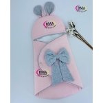 Couverture gigoteuse bébé avec nœud et oreilles – Image 5